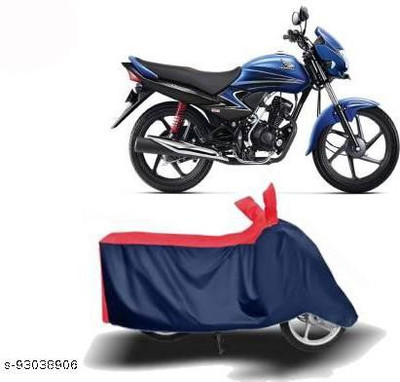 KEDIT Two Wheeler Cover for Honda(Dream Yuga, Red, Blue)