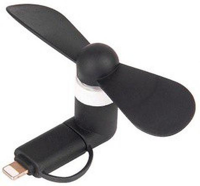 TECHGEAR Mini USB Fan 2 in 1 Portable For Android OTG Mini USB Fan 2 in 1 Portable For Android OTG USB Fan(Black)