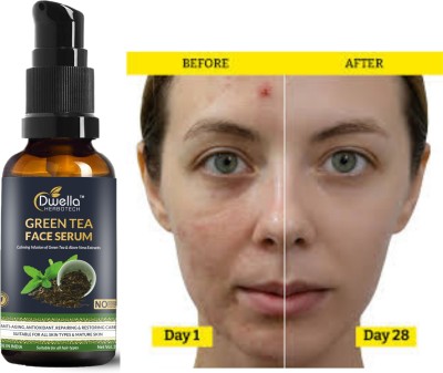 DWELLA HERBOTECH Green Tea Face Serum - with Green Tea - for Repairing & Restoring Skin - 30mL(30 ml)