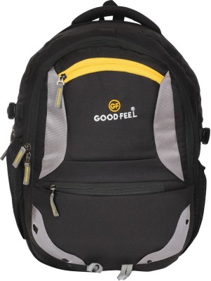 GoodFeel Rarge 35 L unisex backpack and reflective strip 35 L Laptop Backpack(Black)