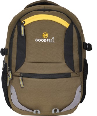 GoodFeel School Bags for Boys and Girls/Coaching Bag/Tuition Bag (Secondary 6th Std Plus) School Bag(Brown, 35 L)
