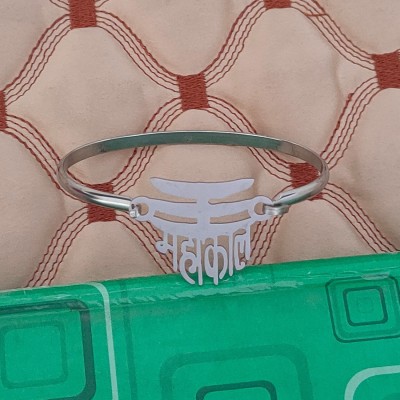 Sullery Stainless Steel Sterling Silver Kada