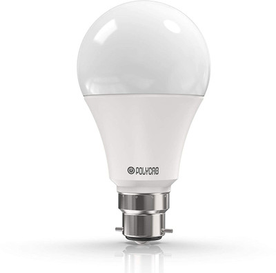Polycab 9 W Basic Round B22 LED Bulb(White, Pack of 4)