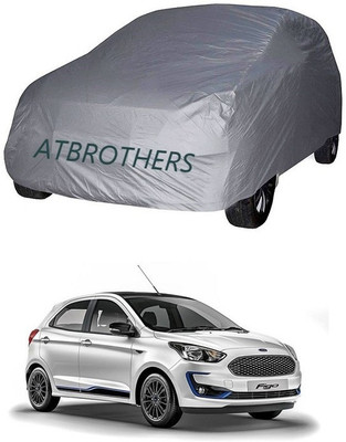 ATBROTHERS Car Cover For Ford Figo (Without Mirror Pockets)(Grey)