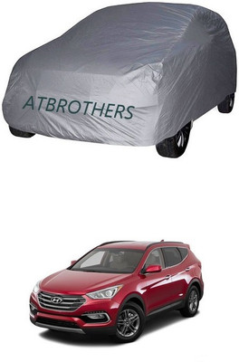 ATBROTHERS Car Cover For Hyundai SantaFe (Without Mirror Pockets)(Grey)