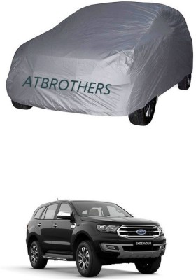 ATBROTHERS Car Cover For Ford Endeavour (Without Mirror Pockets)(Grey)