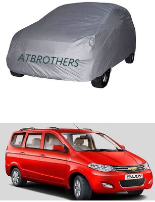 ATBROTHERS Car Cover For Chevrolet Enjoy (Without Mirror Pockets)(Grey)