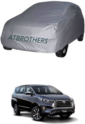 SRI GORAKHNATH TRADERS Car Cover For Toyota Innova Crysta 2.4 G MT 8S (Without Mirror Pockets)(Grey)