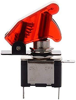 Ride2joy Toggle Switch With Aircraft Safety Cover For All Vehicles 1 Car Dash Switch Panel(12 V)