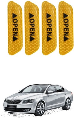 PRTEK Plastic Car Door Guard(Multicolor, Pack of 4, Skoda, Octavia)