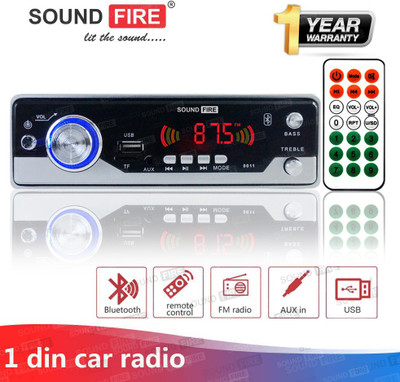 SOUND FIRE BLUETOOTH/USB/SD/AUX/FM/MP3 Car Stereo(Single Din)