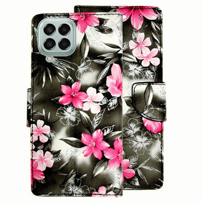 Realgo Flip Cover for Samsung Galaxy M33 5G(Black, Pack of: 1)