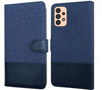 Spicesun Flip Cover for Samsung Galaxy A53 5G, Samsung Galaxy A53(Blue, Dual Protection, Pack of: 1)