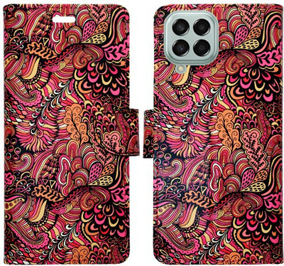 Realgo Flip Cover for Samsung Galaxy M33 5G(Red, Pack of: 1)