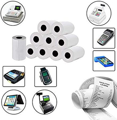 greengrow 3 inch 79 mm -50 mt Thermal Paper Rolls for All Billing Machines/Cash registers Thermal Cash Register Paper(5 mm x 2 mm)