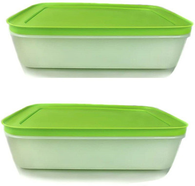TUPPERWARE Plastic Utility Container  - 1000 ml(Pack of 2, Green)