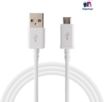 Digishopi Micro USB Cable 1 m Data Cable For Asus Zenfone 2 Deluxe ZE551ML(Compatible with Asus Zenfone 2 Deluxe ZE551ML, White, One Cable)