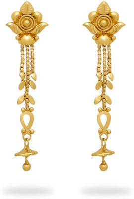 Drashti Collection Traditional Gold Platted New Drop Earrings Collection Brass Drops & Danglers