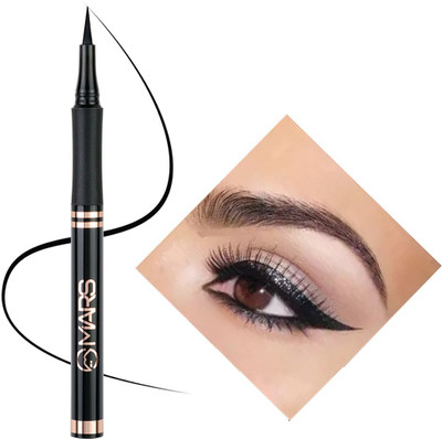 MARS Liquid Eyeliner Pen Matte Black, 1.5ml (EL02) 1.6 ml(Jet Black)