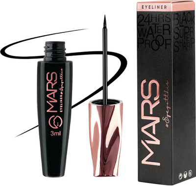 MARS Eyegotthis Eyeliner Black, 7ml (EL01) 1.6 ml(Jet Black)