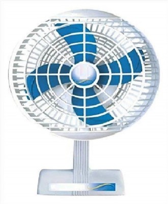 OTC Sweety 9inch table fan white copper motor 1 year warranty 225 mm 3 Blade Table Fan(Energy Saving | White | Pack of 1)