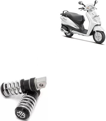 SEMAPHORE Bike Coil Spring Style For Hero Duet Foot Rest(Black)