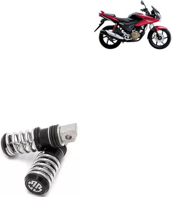 SEMAPHORE Bike Coil Spring Style For Honda CBF Stunner Foot Rest(Black)