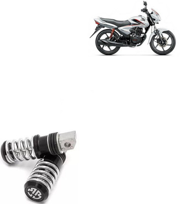 SEMAPHORE Bike Coil Spring Style For Honda CB Shine Foot Rest(Black)