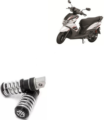 SEMAPHORE Bike Coil Spring Style For Yamaha Ray Z Foot Rest(Black)
