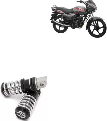 SEMAPHORE Bike Coil Spring Style For TVS Star City Foot Rest(Black)