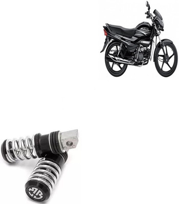 SEMAPHORE Bike Coil Spring Style For Hero Super Splendor Foot Rest(Black)