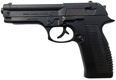 VIOVI 608 Z-Black Heavy Metal Gun Pistol Shaped with Barrel Pull Back System Cast Iron Gas Lighter(Black, Pack of 1)