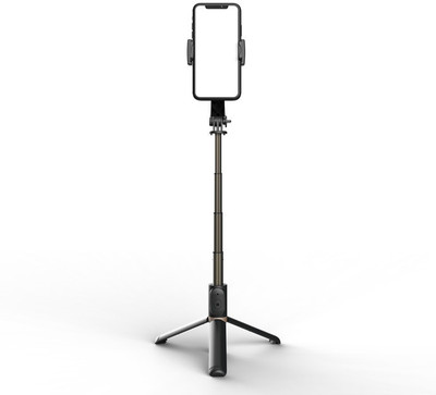 Wifton Q08 Anti-shake foldable selfie stick tripod 360 roration-XVI Bluetooth Selfie Stick(Classic Black, Remote Included)