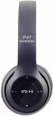 GUGGU UEJ_426H_P47 Over the head Bluetooth Headset Bluetooth(Black, On the Ear)