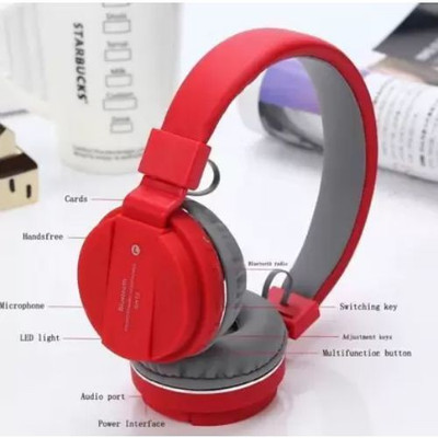 YAROH A48_SH-12 Wireless Bluetooth Over the Ear Headphone with Mic Bluetooth(Multicolor, On the Ear)