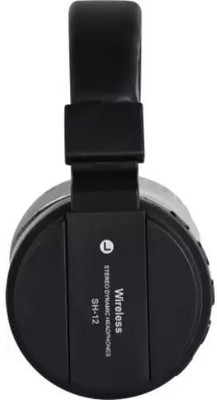 GUGGU YHI_516L_SH12 Over the head Bluetooth Headset Bluetooth(Black, On the Ear)