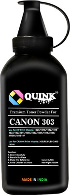 QUINK Refill Toner Powder 303 for Canon 303 CRG 303 Toner Cartridge for Canon LBP2900 Black Ink Toner Powder