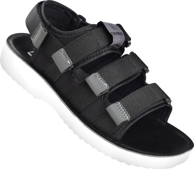 DAYBRIO Boys Velcro Strappy Sandals(Black , 7-8 Years)