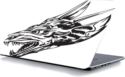 qth SKULL LAP-7049 VINYL Reusable Laptop Skin Compatible for 15.6 inch(Theme: Spiritual)