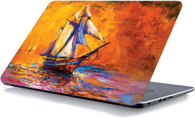qth COLOURFULL LAP-7716 VINYL Reusable Laptop Skin Compatible for 15.6 inch(Theme: Spiritual)