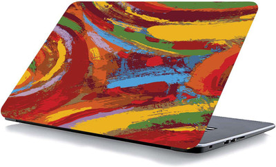 qth COLOURFULL LAP-7762 VINYL Reusable Laptop Skin Compatible for 15.6 inch(Theme: Spiritual)