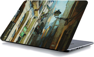 qth COLOURFULL LAP-7631 VINYL Reusable Laptop Skin Compatible for 15.6 inch(Theme: Spiritual)