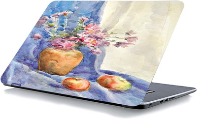 qth COLOURFULL LAP-7718 VINYL Reusable Laptop Skin Compatible for 15.6 inch(Theme: Spiritual)