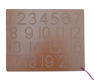 SQOS 1-20 Numbers Practice Writing Tracing Board(Multicolor)