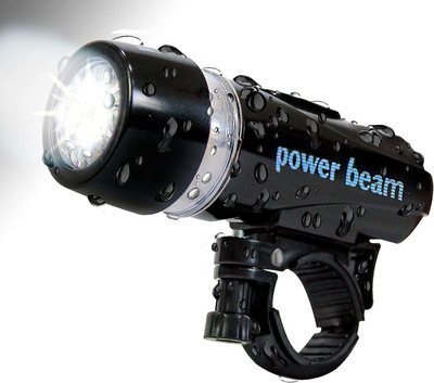 DSTECHBAR 5 LED Power Beam Bicycle Front Head Light (Waterproof) LED Front Light (Black) LED Front Light(White)