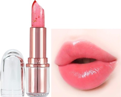 ADJD Waterproof Long Lasting lipstick Women Makeup Colour Changing Jelly Lipstick(Pink, 3.6 g)