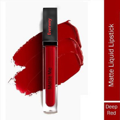 Everwey Matte Lipstick Stick Red Shade(Red, 6 ml)