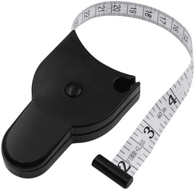 JIG'sMART Tape Measure Body Measuring Tape 60inch (150cm), Lock Pin & Push Button Retract Measurement Tape(150 cm)