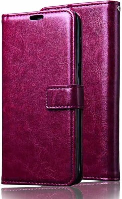 Luxury Counter Back Cover for Gionee F103 | Premium Buy Flip Cover |Cherry Red(Red, Dual Protection, Pack of: 1)