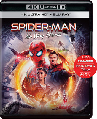 Spider-Man: No Way Home (4K UHD + Blu-ray) (2-Disc)(4K(UHD) Blu-ray English)